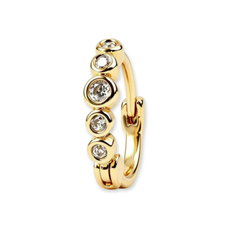 Hoops Zirconia Blizada Redonda