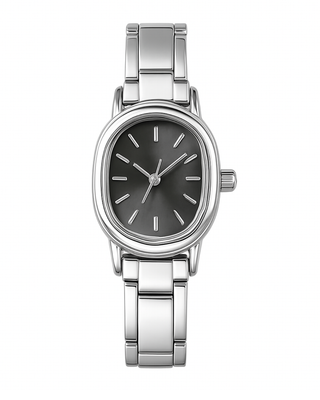 Reloj Italian oval negro
