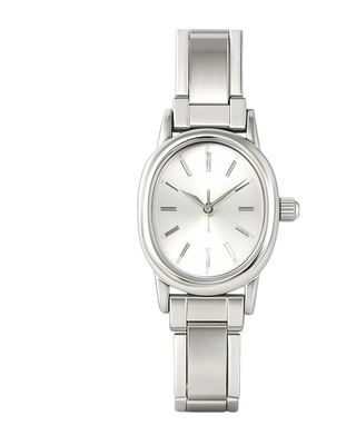 Reloj Italian oval blanco
