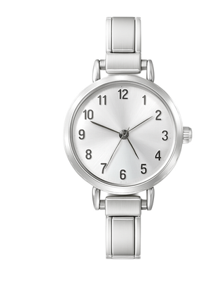 Reloj Italian redondo blanco
