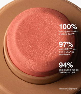 Pocket Blush Buildable Hydrating Cream Blush  Freckle - neutral peach