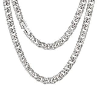 Cadena chuncky plateado