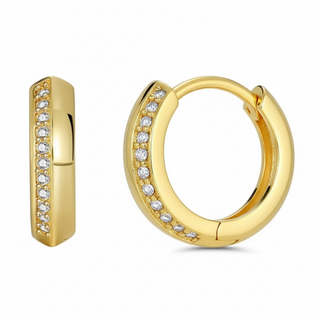 Arracada mitad zirconia ✨