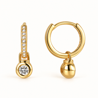 Hoop Bicel con Zirconias