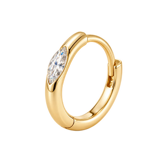 Hoop con Zirconia Gota