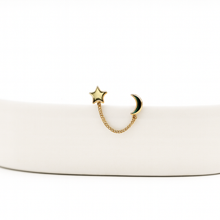 Set cadenita estrella y luna